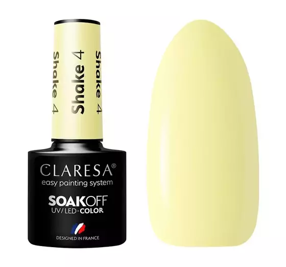 CLARESA SOAK OFF UV HYBRID NAIL POLISH SHAKE 4 5ML