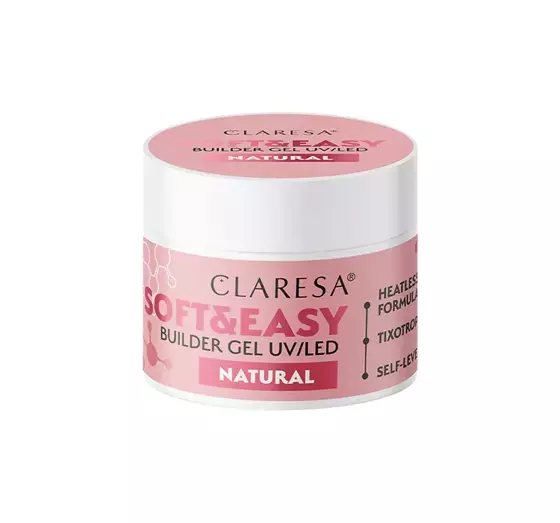 CLARESA SOFT & EASY BUILDER GEL UV/LED NATURAL 12G