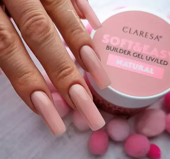 CLARESA SOFT & EASY BUILDER GEL UV/LED NATURAL 45G