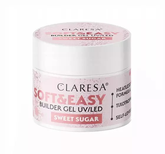 CLARESA SOFT & EASY BUILDER GEL UV/LED SWEET SUGAR 45G