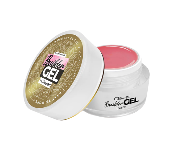 CLAVIER BUILDER GEL UV/LED BABY PINK 10G