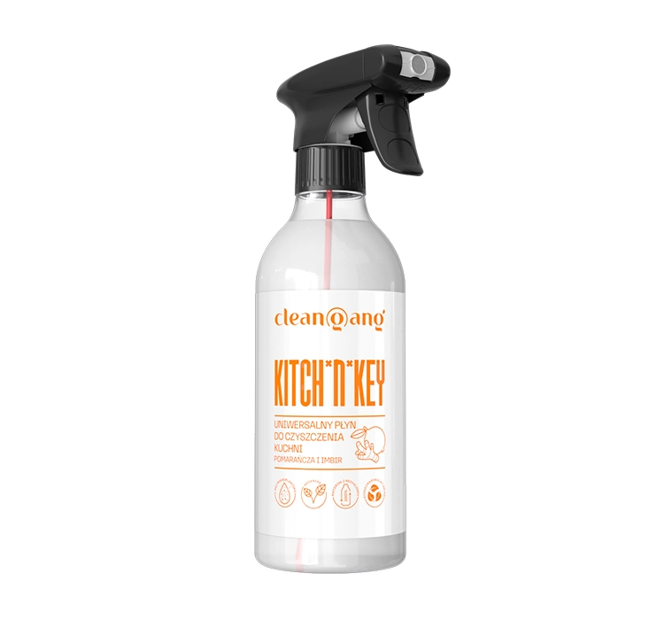 CLEANGANG KITCH'N'KEY UNIVERSAL KITCHEN CLEANER ORANGE AND GINGER 500ML