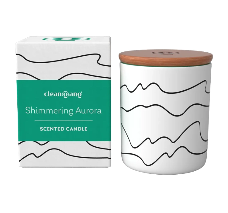 CLEANGANG NATURAL SCENTED CANDLE SHIMMERING AURORA 150G