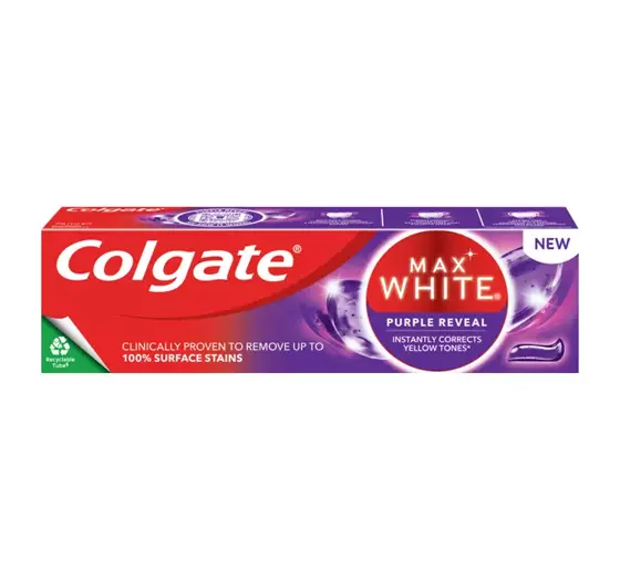 COLGATE MAX WHITE PURPLE REVEAL TOOTHPASTE 75ML