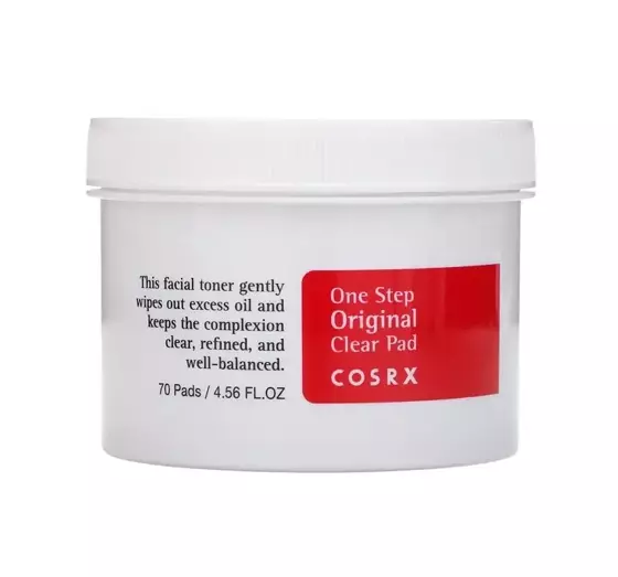 COSRX ONE STEP ORIGINAL CLEAR PAD EXFOLIATING AND CLEANSING PADS 70 PCS.