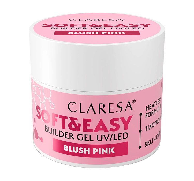 Claresa Soft & Easy builder gel Blush Pink 90g