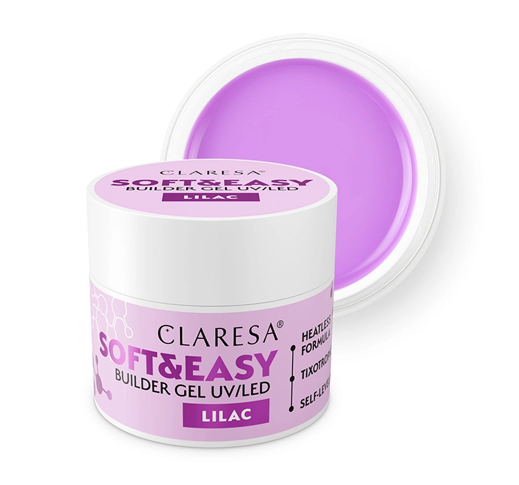 Claresa Soft & Easy builder gel Lilac 45g