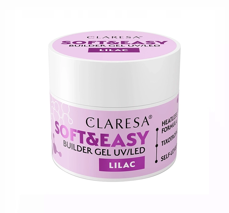 Claresa Soft & Easy builder gel Lilac 45g