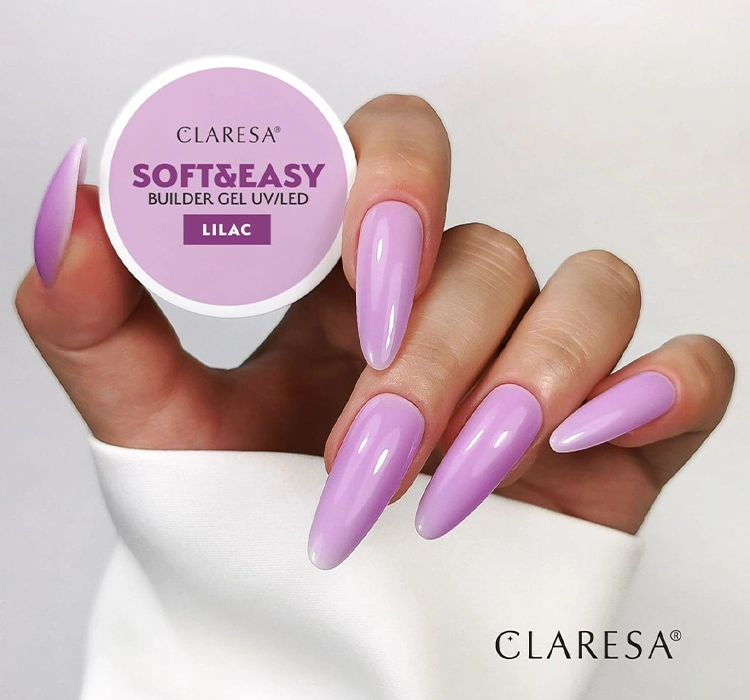 Claresa Soft & Easy builder gel Lilac 45g