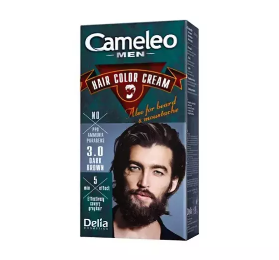 DELIA CAMELEO MEN HAIR & BEARD COLOUR CREAM 3.0