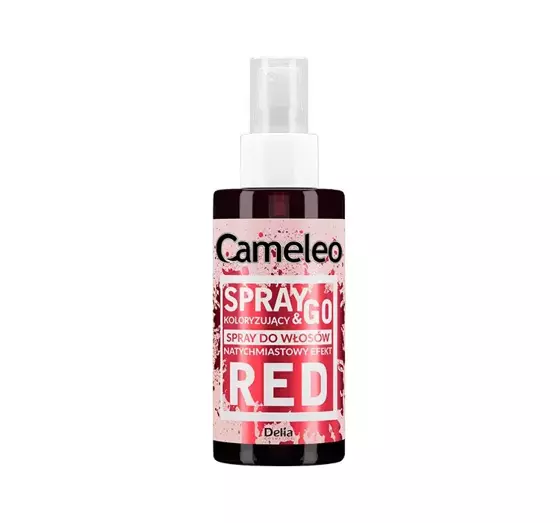 DELIA CAMELEO SPRAY & GO COLOUR HAIR SPRAY RED 150ML