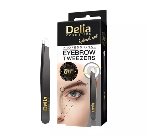 DELIA EYEBROW EXPERT OBLIQUE TWEEZERS