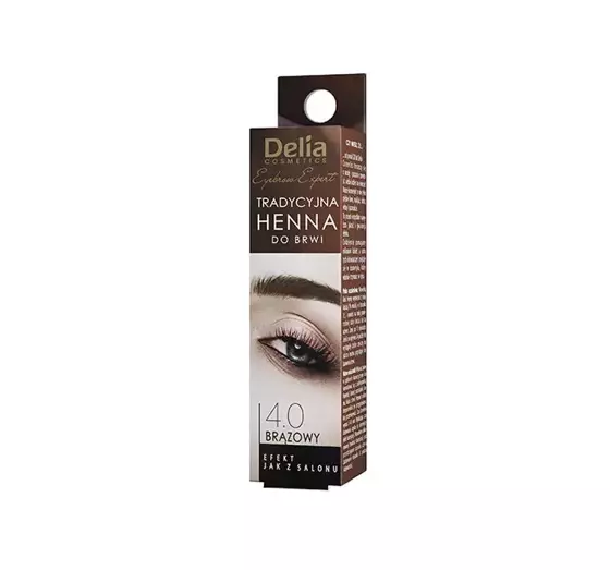 DELIA TRADITIONAL HENNA BROW TINT BROWN 4.0