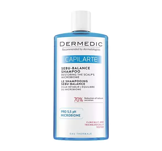 DERMEDIC CAPILARTE SEBU-BALANCE SHAMPOO RESTORING THE SCALP'S MICROBIOM 300ML 