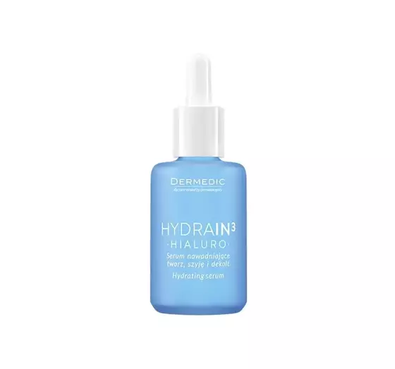 DERMEDIC HYDRAIN3 HYALURO MOISTURIZING SERUM FACE, NECK AND NECKLINE 30ML