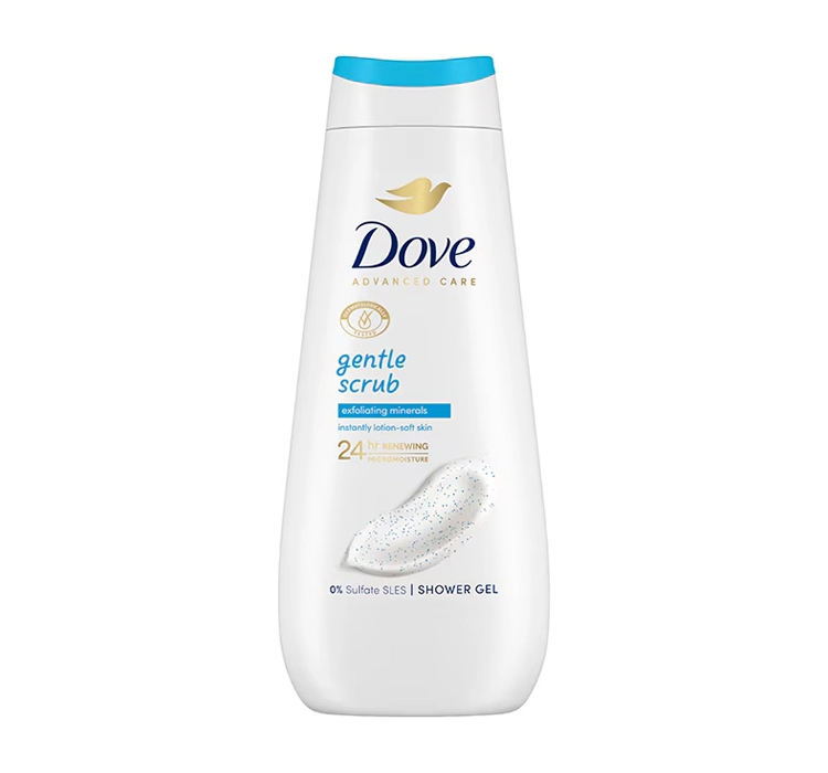 DOVE GENTLE SCRUB SHOWER GEL 400ML