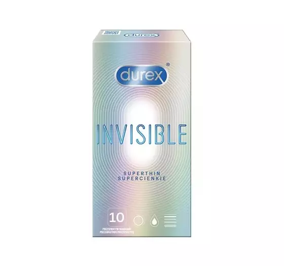 DUREX INVISIBLE SUPER THIN CONDOMS 10 PCS