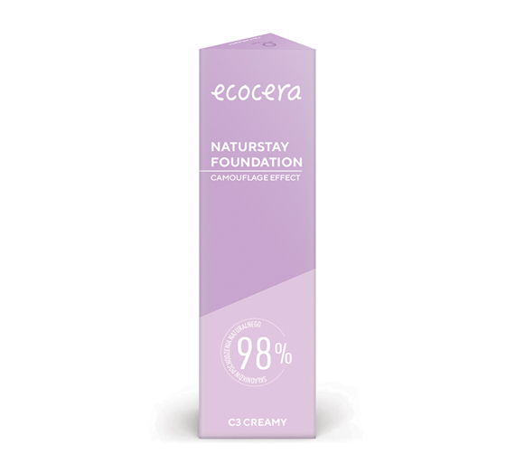 ECOCERA NATURSTAY CAMOUFLAGE EFFECT FACE FOUNDATION C3 CREAMY 30ML