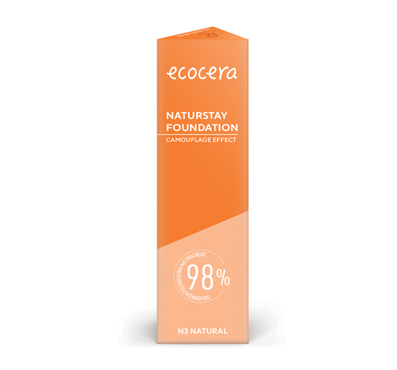 ECOCERA NATURSTAY CAMOUFLAGE EFFECT FACE FOUNDATION N3 NATURAL 30ML