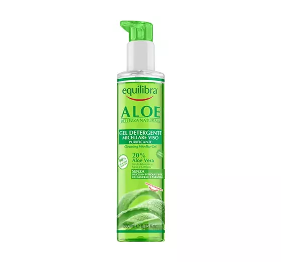 EQUILIBRA ALOE BELLEZA NATURALE CLEANSING MICELLAR FACE GEL WITH ALOE 200ML