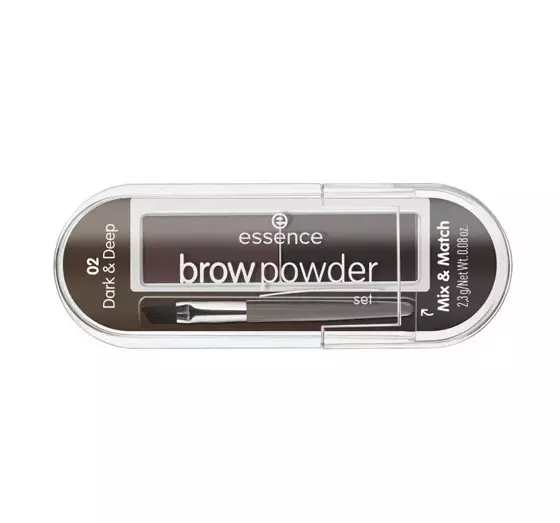 ESSENCE BROW POWDER SET 02 DARK&DEEP 2,3G