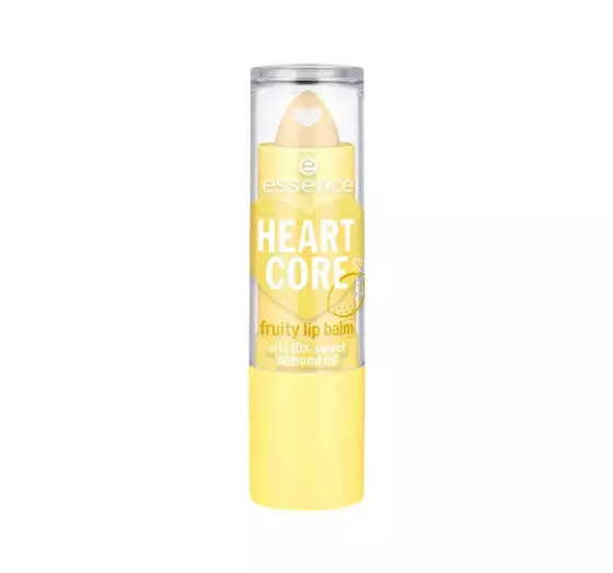 ESSENCE HEART CORE FRUITY LIP BALM 04 LUCKY LEMON 3G