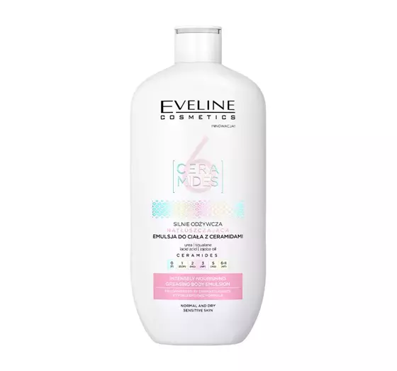 EVELINE 6 CERAMIDES INTENSELY NOURISHING GREASING BODY EMULSION WITH CERAMIDES 350ML