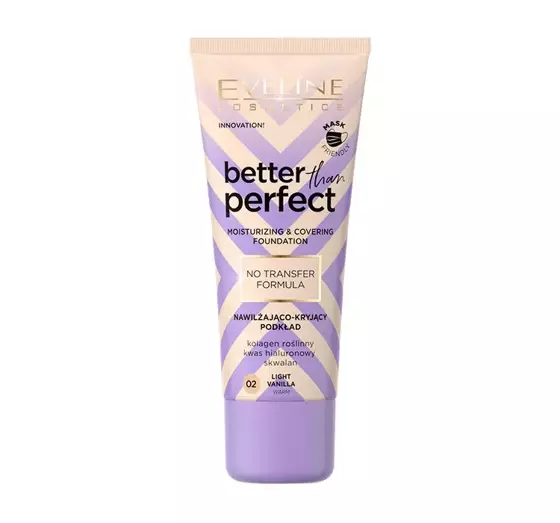 EVELINE BETTER THAN PERFECT FACE FOUNDATION 2 LIGHT VANILLA WARM  30ML 