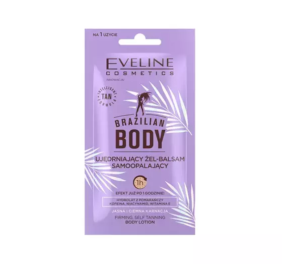 EVELINE BRAZILIAN BODY SELF-TANNING BODY LOTION SACHET 12ML