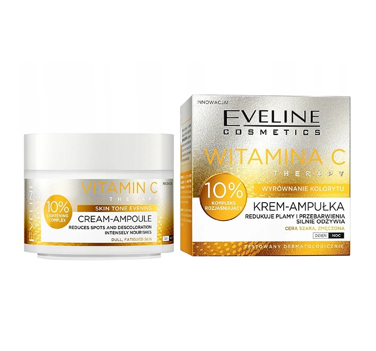 EVELINE CREAM-AMPOULE THERAPY WITH VITAMIN C FOR MATTE SKIN 50ML