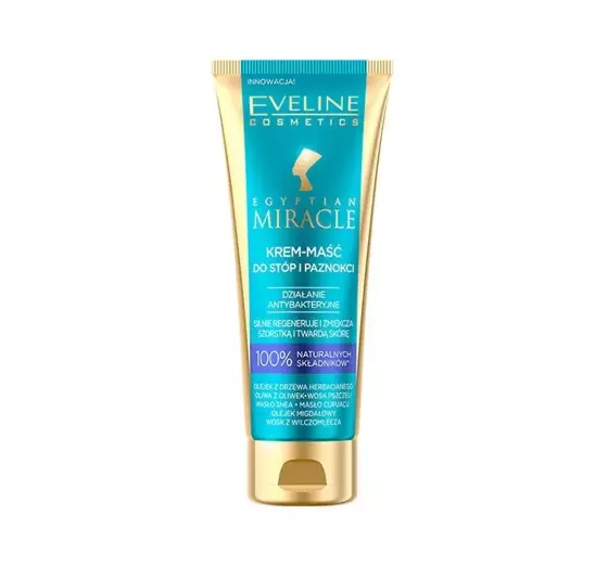 EVELINE EGYPTIAN MIRACLE FOOT AND NAIL CREAM-OINTMENT 50ML