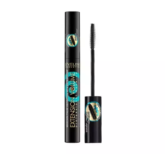 EVELINE EXTENSION VOLUME WATERPROOF MASCARA BLACK 10ML