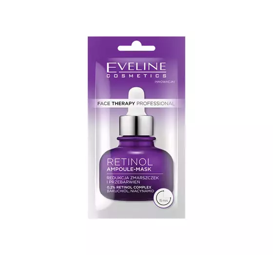 EVELINE FACE THERAPY PROFESSIONAL RETINOL MASK ANTI-WRINKLE AND BRIGHGTENING 8ML