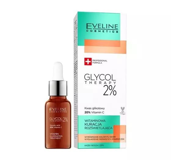 EVELINE GLYCOL THERAPY VITAMIN ILLUMINATING THERAPY 2% 18ML