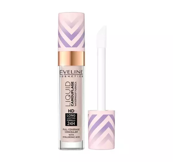 EVELINE LIQUID CAMOUFLAGE CONCEALER WITH HYALURONIC ACID  02 LIGHT VANILLA 7ML