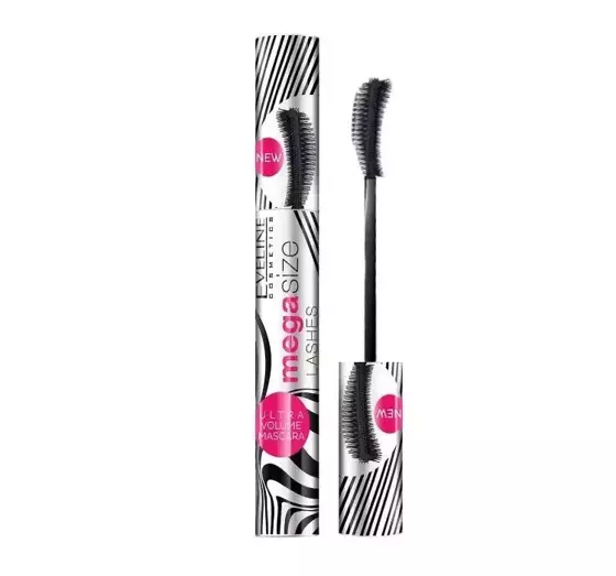 EVELINE MEGA SIZE LASHES LENGTHENING MASCARA BLACK  