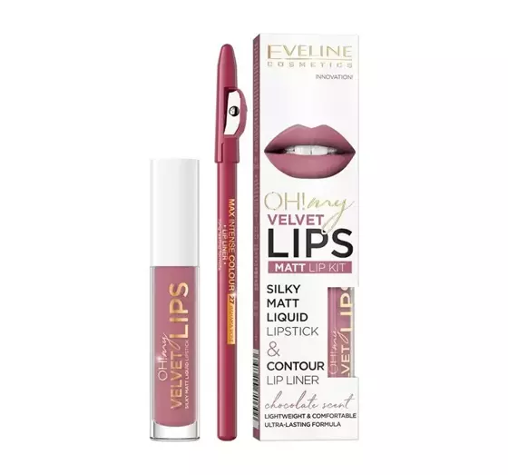 EVELINE OH! MY VELVET LIPS KIT 13 BROWNIE BISCOTTI