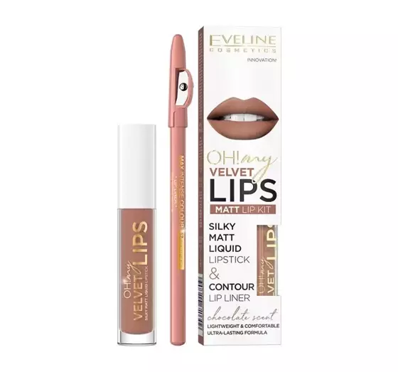 EVELINE OH! MY VELVET LIPS KIT 14 CHOCO TRUFFLE