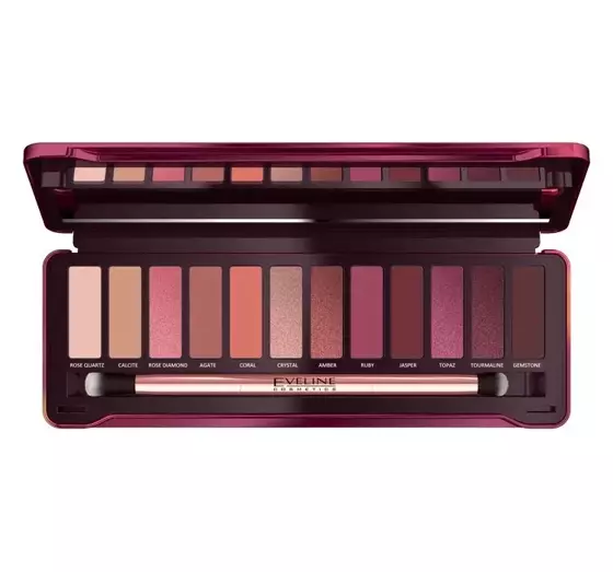 EVELINE RUBY GLAMOUR EYESHADOW PALETTE 12G