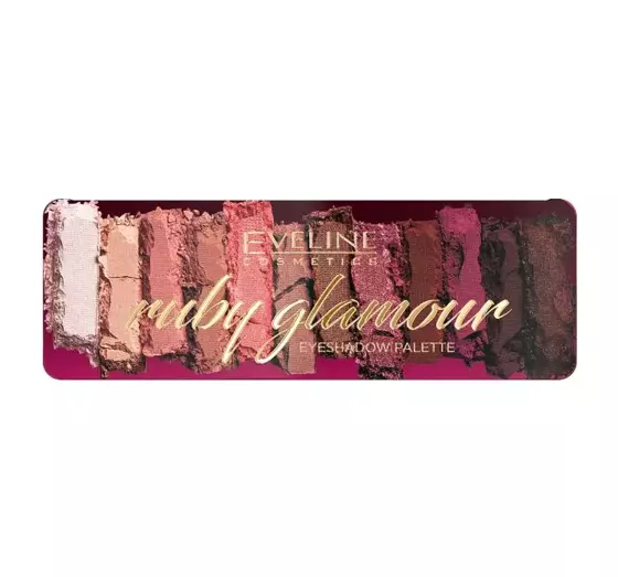 EVELINE RUBY GLAMOUR EYESHADOW PALETTE 12G