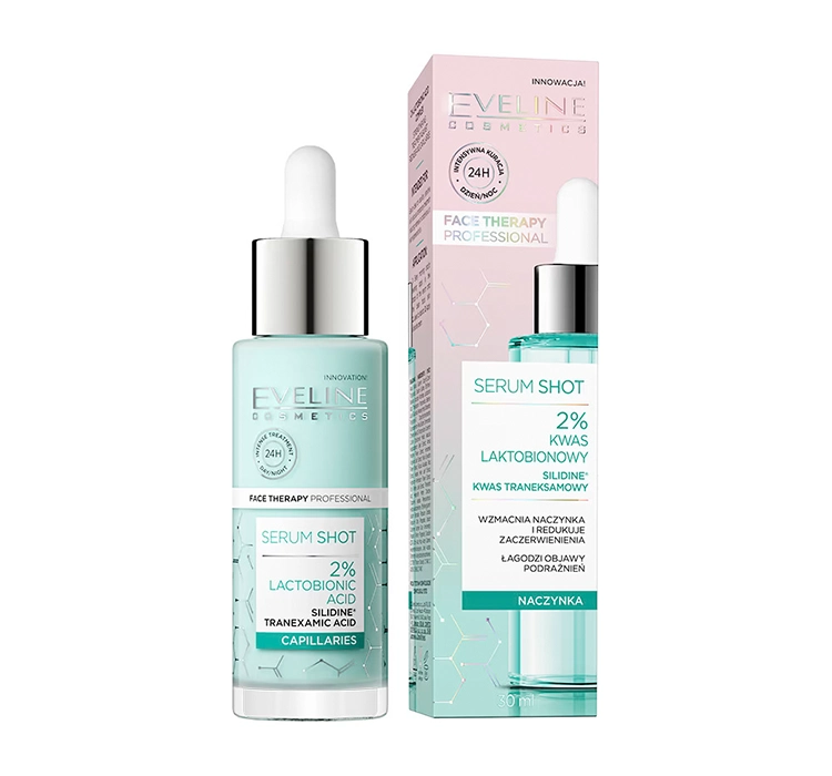 EVELINE SERUM SHOT STRENGTHENING FACE SERUM WITH 2% LACTOBIONIC ACID 30ML