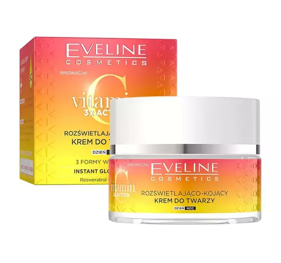 EVELINE VITAMIN C 3X ACTION ILLUMINATING-SOOTHING FACE CREAM 50ML