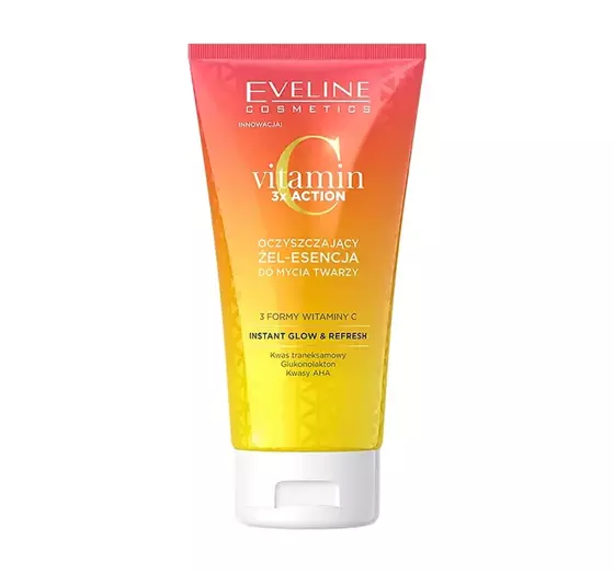 EVELINE VITAMIN C 3X ACTION PURIFYING FACE WASH GEL-ESSENCE 150ML