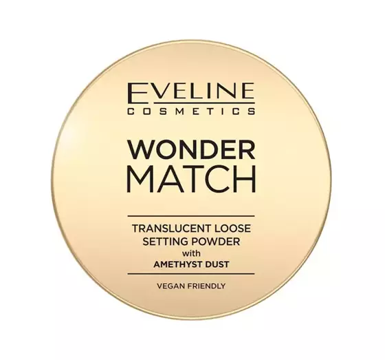 EVELINE WONDER MATCH LOOSE SETTING POWDER WITH AMETHYST DUST 6G