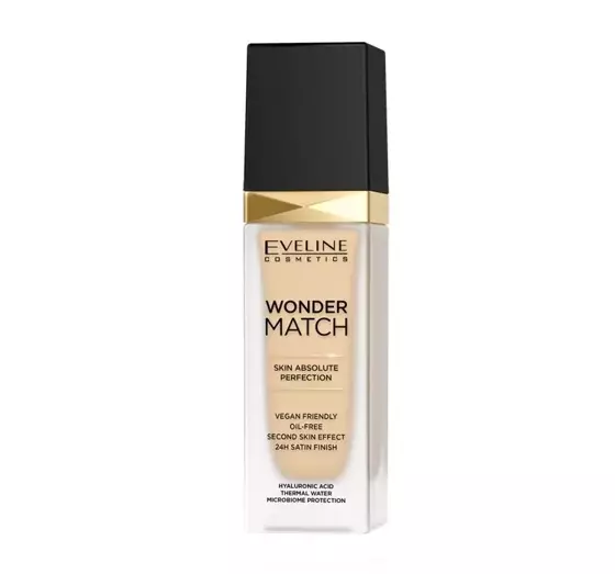 EVELINE WONDER MATCH LUXURIOUS SMOOTHING FOUNDATION 05 LIGHT PORCELAIN 30ML