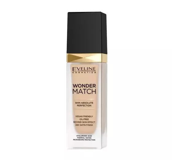 EVELINE WONDER MATCH LUXURIOUS SMOOTHING FOUNDATION 10 LIGHT VANILLA 30ML