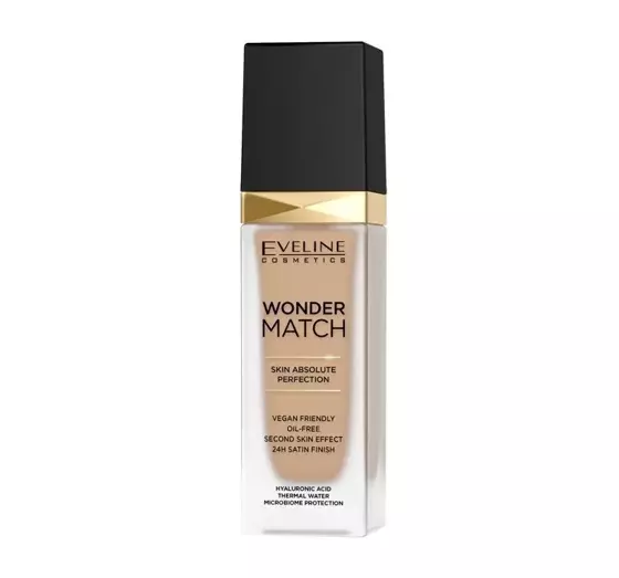 EVELINE WONDER MATCH LUXURIOUS SMOOTHING FOUNDATION 30 COOL BEIGE 30ML