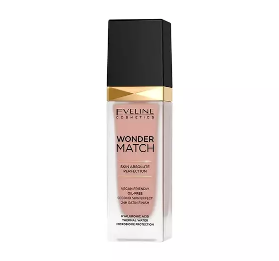 EVELINE WONDER MATCH LUXURIOUS SMOOTHING FOUNDATION 45 HONEY 30ML