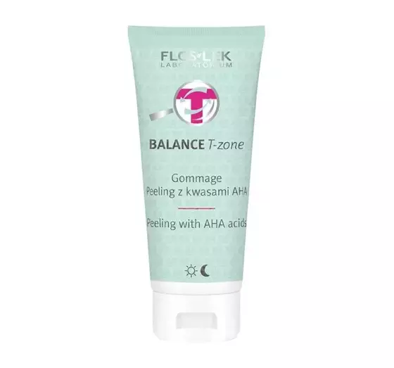 FLOSLEK BALANCE T-ZONE GOMMAGE PEELING WITH AHA ACID 125G 