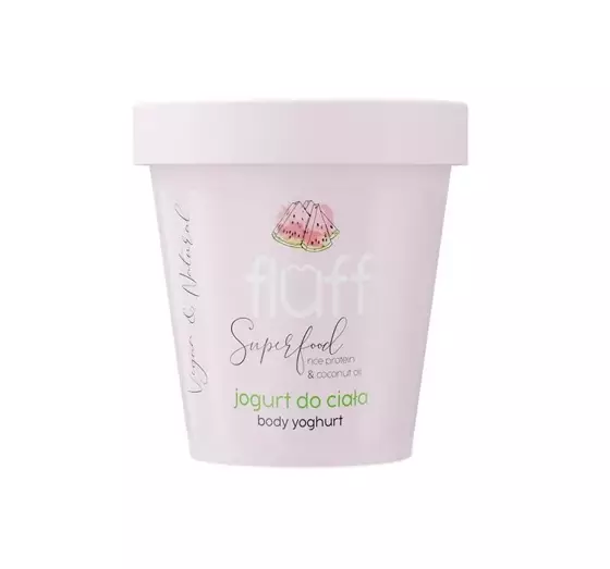 FLUFF DEEPLY MOISTURIZING BODY YOGHURT ALMONDS WATERMELON 180ML